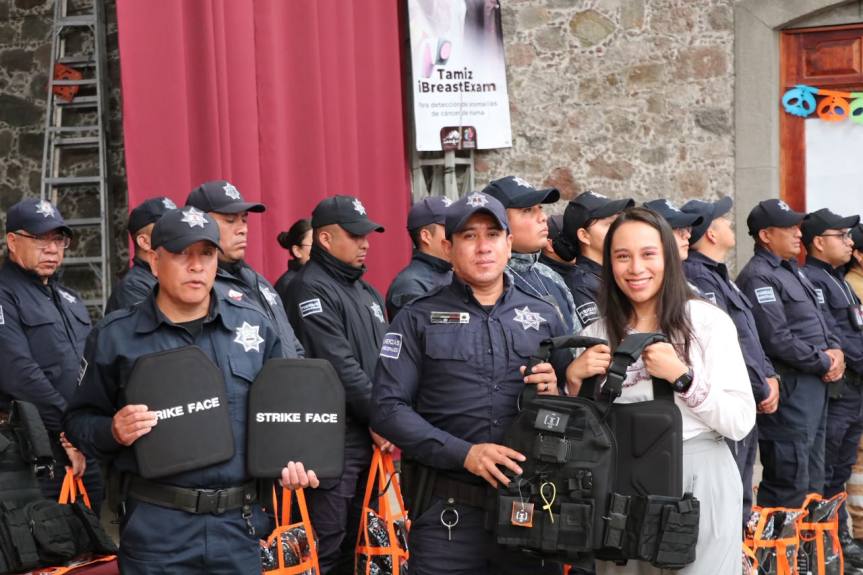 FORTALECE GOBIERNO DE IXTENCO EL EQUIPAMIENTO DE SEGURIDAD&nbsp;PÚBLICA